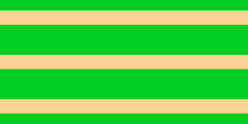 #01cd22, #fcd393 horizontal lines, forty-six pixels wide, ninety-seven pixels apart