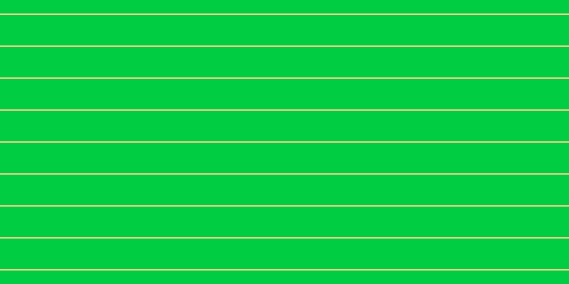 #01cd43, #fcd393 horizontal lines, two pixels wide, forty-three pixels apart