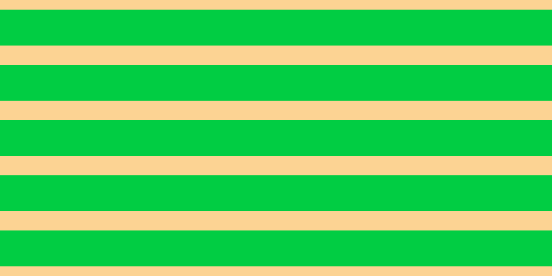 #01cd43, #fcd393 horizontal lines, twenty-eight pixels wide, fifty-two pixels apart