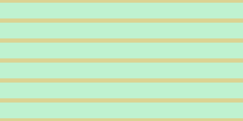 #01cd43 (25%), #dbd393 horizontal lines, fourteen pixels wide, fifty-two pixels apart