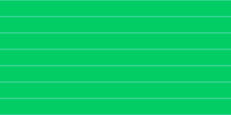 #01cd64, #36d393 horizontal lines, five pixels wide, fifty-two pixels apart