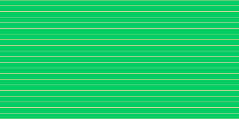 #01cd64, #dbd393 horizontal lines, two pixels wide, seventeen pixels apart