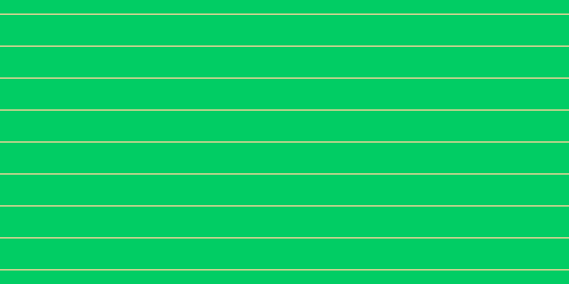 #01cd64, #dbd393 horizontal lines, two pixels wide, forty-three pixels apart