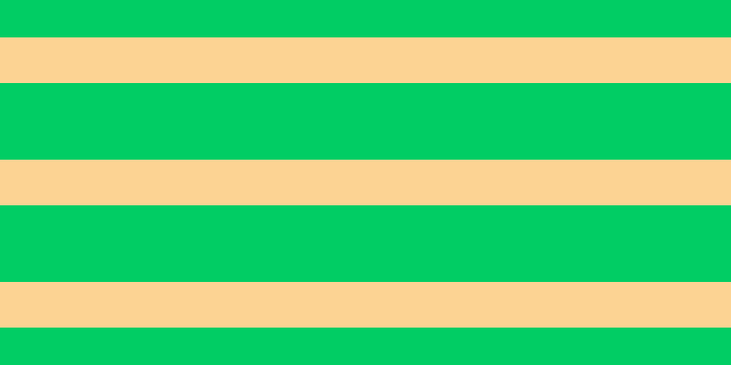#01cd64, #fcd393 horizontal lines, fifty pixels wide, eighty-four pixels apart