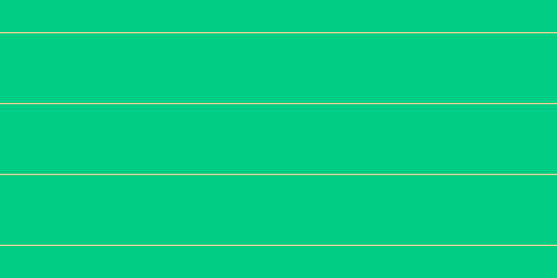 #01cd85, #dbd393 horizontal lines, two pixels wide, one hundred pixels apart
