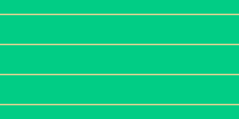 #01cd85, #dbd393 horizontal lines, five pixels wide, ninety-six pixels apart
