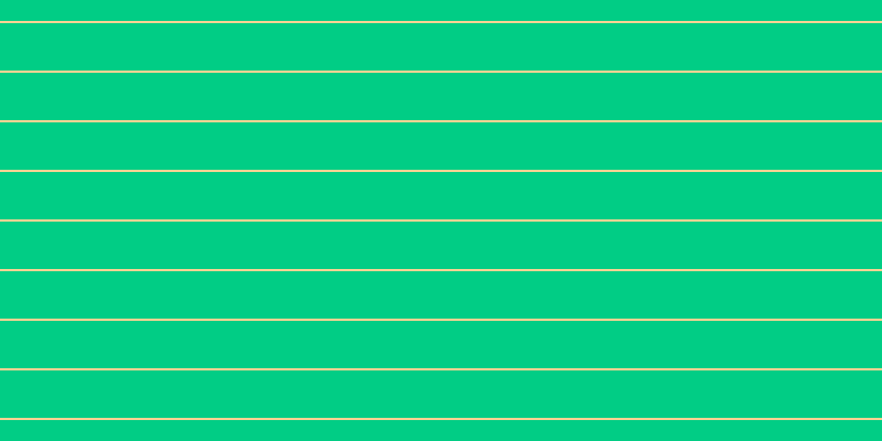 #01cd85, #fcd393 horizontal lines, two pixels wide, forty-three pixels apart
