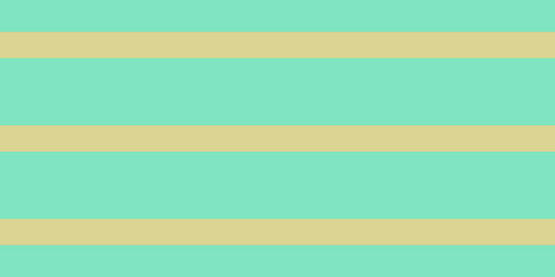 #01cd85 (50%), #dbd393 horizontal lines, thirty-eight pixels wide, ninety-seven pixels apart