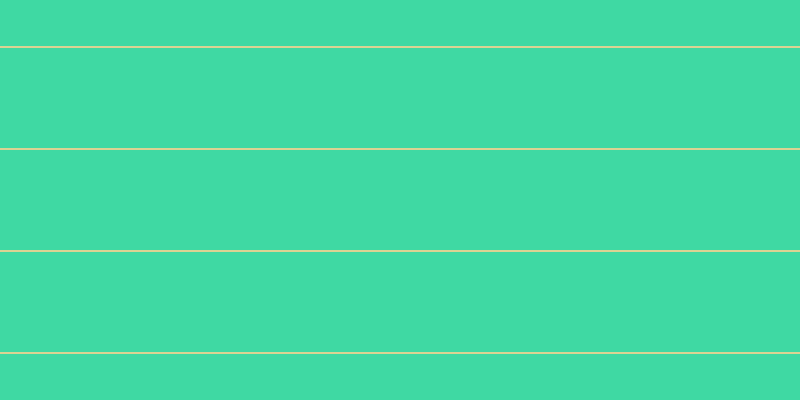 #01cd85 (75%), #dbd393 horizontal lines, two pixels wide, one hundred pixels apart