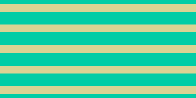 #01cda6, #dbd393 horizontal lines, thirty-two pixels wide, fifty-two pixels apart