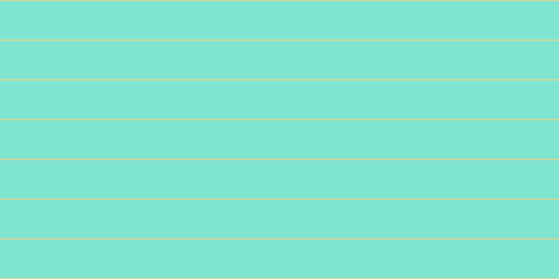 #01cda6 (50%), #dbd393 horizontal lines, two pixels wide, fifty-five pixels apart
