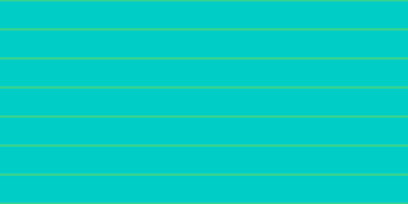 #01cdc7, #36d393 horizontal lines, five pixels wide, fifty-two pixels apart
