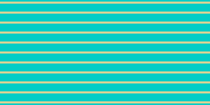 #01cdc7, #dbd393 horizontal lines, eight pixels wide, thirty pixels apart