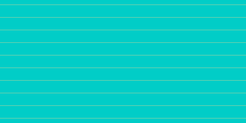 #01cdc7, #dbd393 horizontal lines, one pixels wide, forty pixels apart