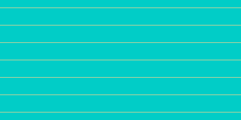 #01cdc7, #dbd393 horizontal lines, two pixels wide, fifty-six pixels apart