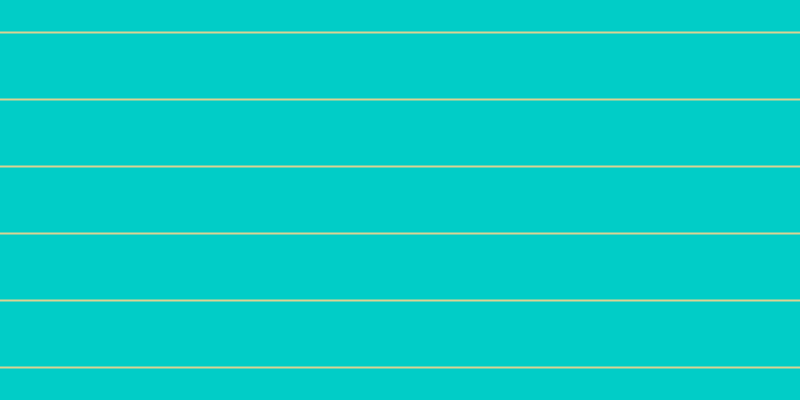 #01cdc7, #dbd393 horizontal lines, two pixels wide, sixty-five pixels apart