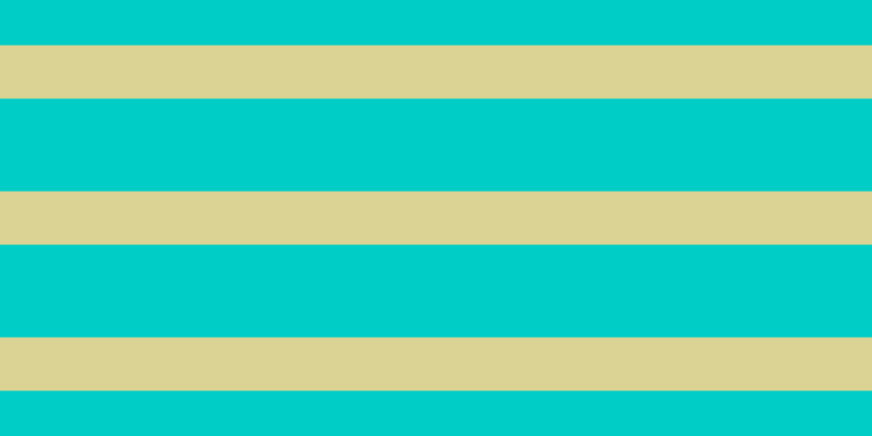 #01cdc7, #dbd393 horizontal lines, forty-nine pixels wide, eighty-five pixels apart