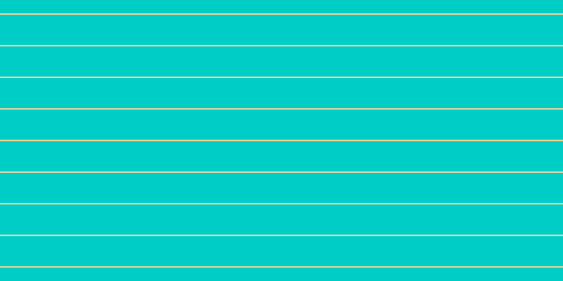 #01cdc7, #fcd393 horizontal lines, two pixels wide, forty-three pixels apart
