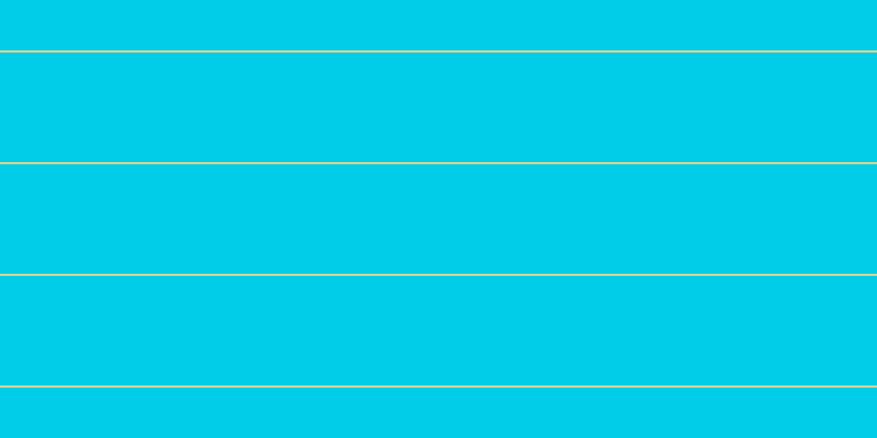 #01cde8, #dbd393 horizontal lines, two pixels wide, one hundred pixels apart
