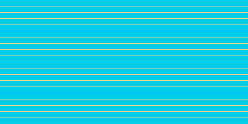 #01cde8, #dbd393 horizontal lines, two pixels wide, eighteen pixels apart
