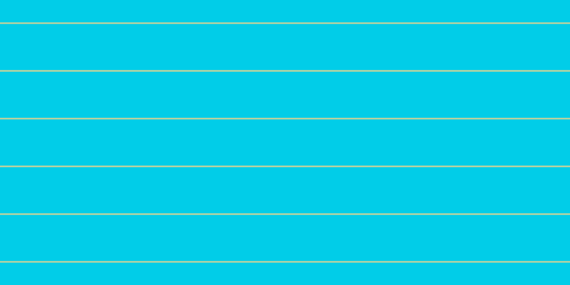 #01cde8, #dbd393 horizontal lines, two pixels wide, sixty-five pixels apart