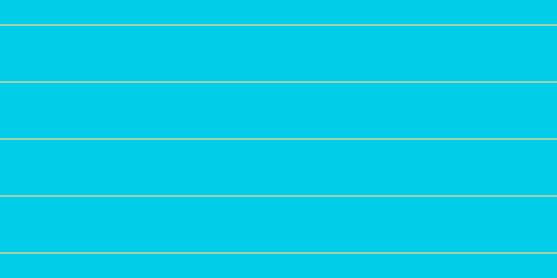 #01cde8, #dbd393 horizontal lines, two pixels wide, eighty pixels apart