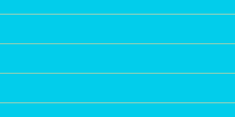 #01cde8, #fcd393 horizontal lines, two pixels wide, ninety-nine pixels apart