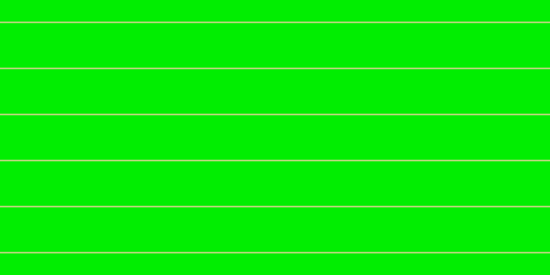 #01ee01, #dbd393 horizontal lines, two pixels wide, sixty-five pixels apart