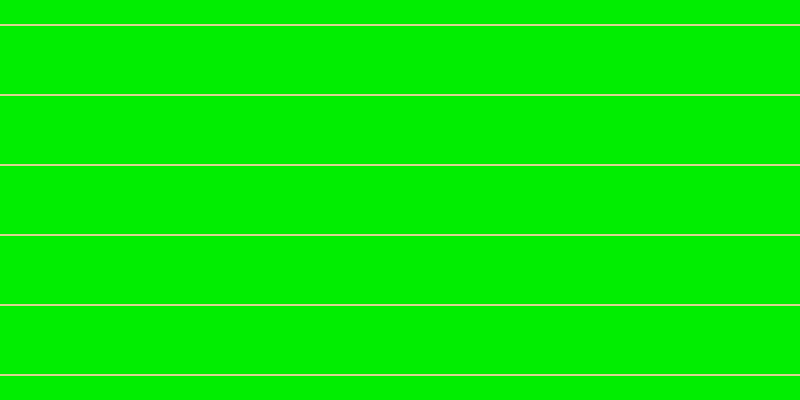#01ee01, #dbd393 horizontal lines, two pixels wide, sixty-eight pixels apart