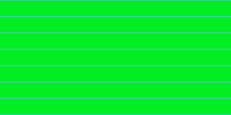 #01ee22, #36d393 horizontal lines, five pixels wide, fifty-two pixels apart
