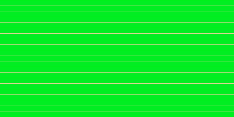 #01ee22, #dbd393 horizontal lines, one pixels wide, eighteen pixels apart