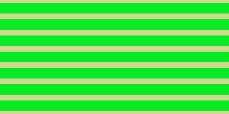 #01ee22, #dbd393 horizontal lines, twenty pixels wide, thirty-seven pixels apart