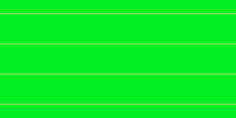 #01ee22, #fcd393 horizontal lines, two pixels wide, one hundred pixels apart