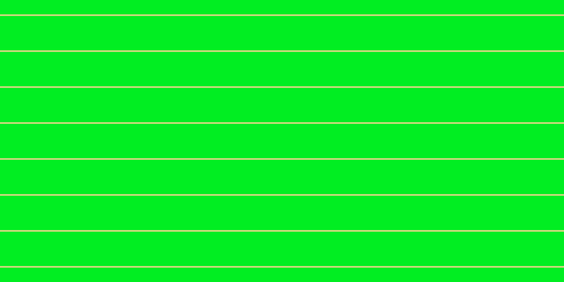 #01ee22, #fcd393 horizontal lines, two pixels wide, forty-nine pixels apart
