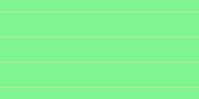 #01ee22 (50%), #fcd393 horizontal lines, two pixels wide, one hundred pixels apart