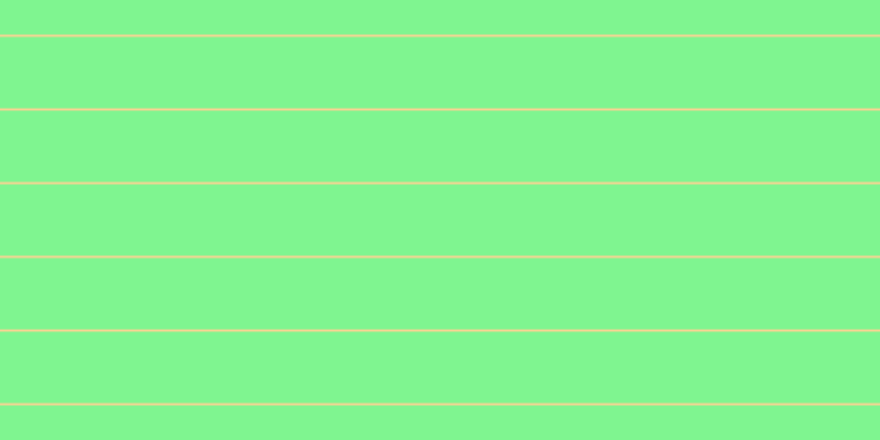 #01ee22 (50%), #fcd393 horizontal lines, two pixels wide, sixty-five pixels apart