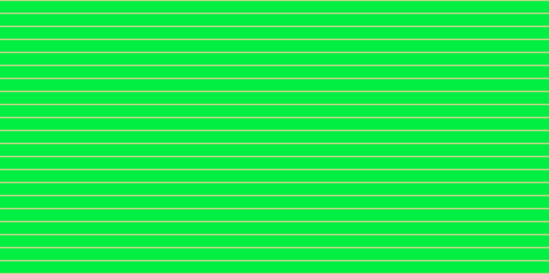 #01ee43, #dbd393 horizontal lines, two pixels wide, seventeen pixels apart
