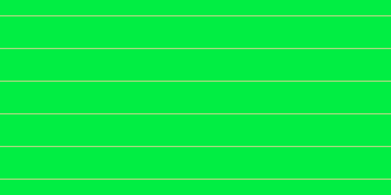 #01ee43, #dbd393 horizontal lines, two pixels wide, sixty-five pixels apart
