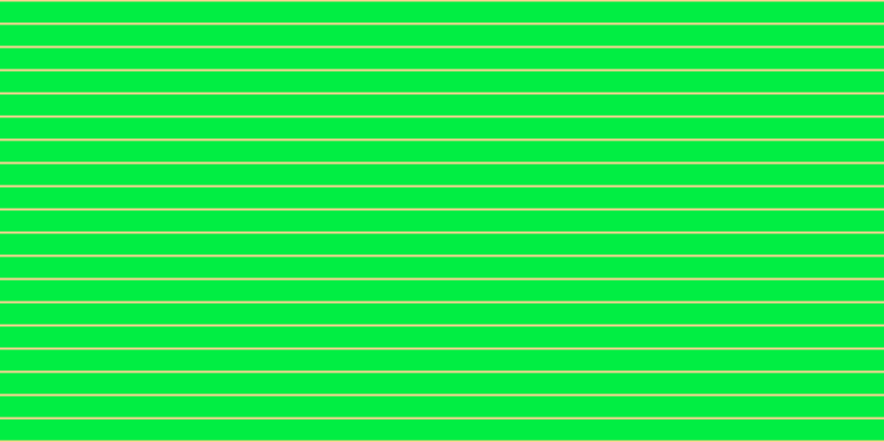 #01ee43, #fcd393 horizontal lines, two pixels wide, nineteen pixels apart