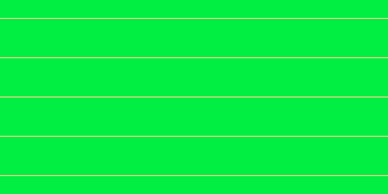 #01ee43, #fcd393 horizontal lines, two pixels wide, seventy-nine pixels apart
