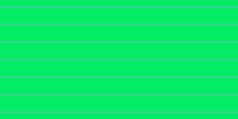 #01ee64, #36d393 horizontal lines, seven pixels wide, fifty-two pixels apart