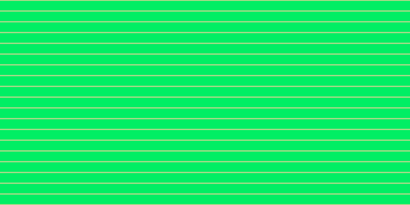 #01ee64, #dbd393 horizontal lines, two pixels wide, nineteen pixels apart