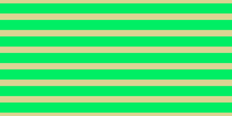 #01ee64, #dbd393 horizontal lines, twenty-two pixels wide, thirty-five pixels apart