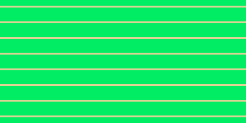 #01ee64, #dbd393 horizontal lines, six pixels wide, forty-five pixels apart