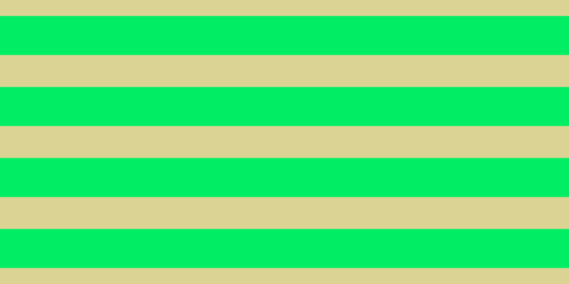 #01ee64, #dbd393 horizontal lines, forty-five pixels wide, fifty-five pixels apart