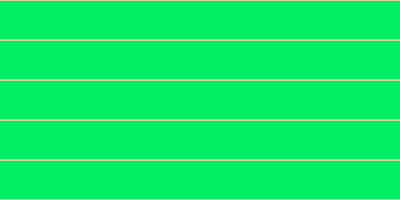 #01ee64, #dbd393 horizontal lines, four pixels wide, seventy-six pixels apart