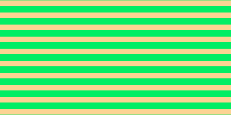#01ee64, #fcd393 horizontal lines, nineteen pixels wide, twenty-three pixels apart