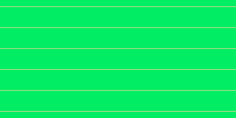 #01ee64, #fcd393 horizontal lines, two pixels wide, sixty-nine pixels apart