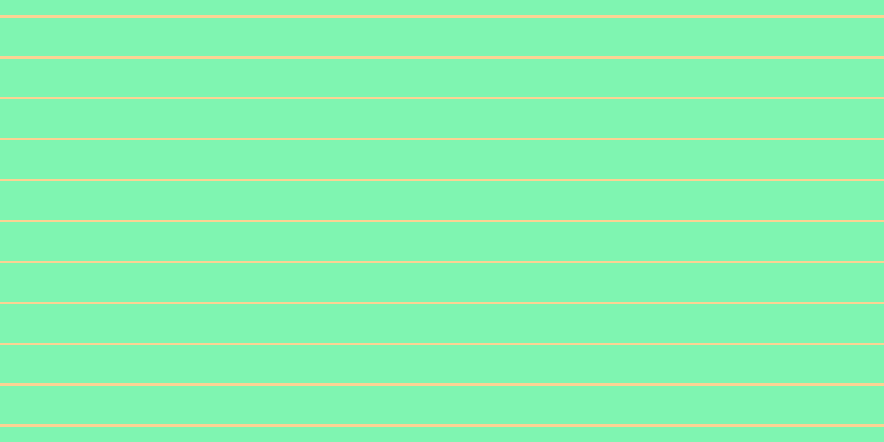 #01ee64 (50%), #fcd393 horizontal lines, two pixels wide, thirty-five pixels apart