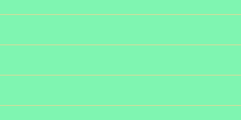 #01ee64 (50%), #fcd393 horizontal lines, two pixels wide, ninety-nine pixels apart